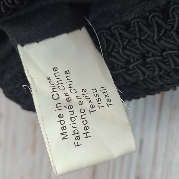 MINICCI BLACK CROCHET HANDBAG - Picture 13 of 14